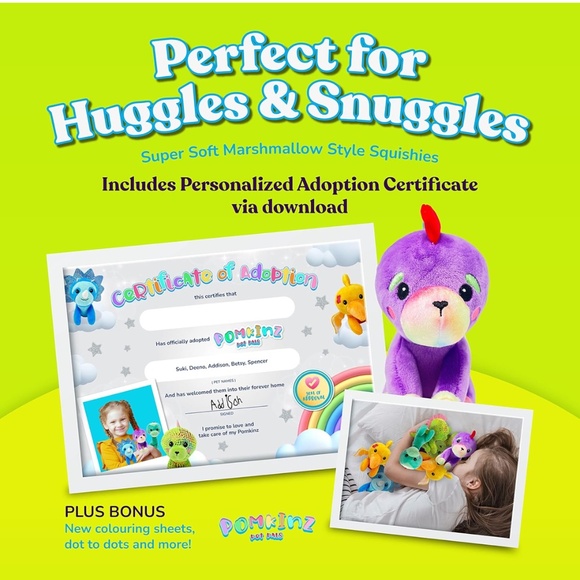 Plush Dinosaur Stuffed Animal with Carrying Case for Boys and Girls - Set of 5 C - Picture 2 of 8